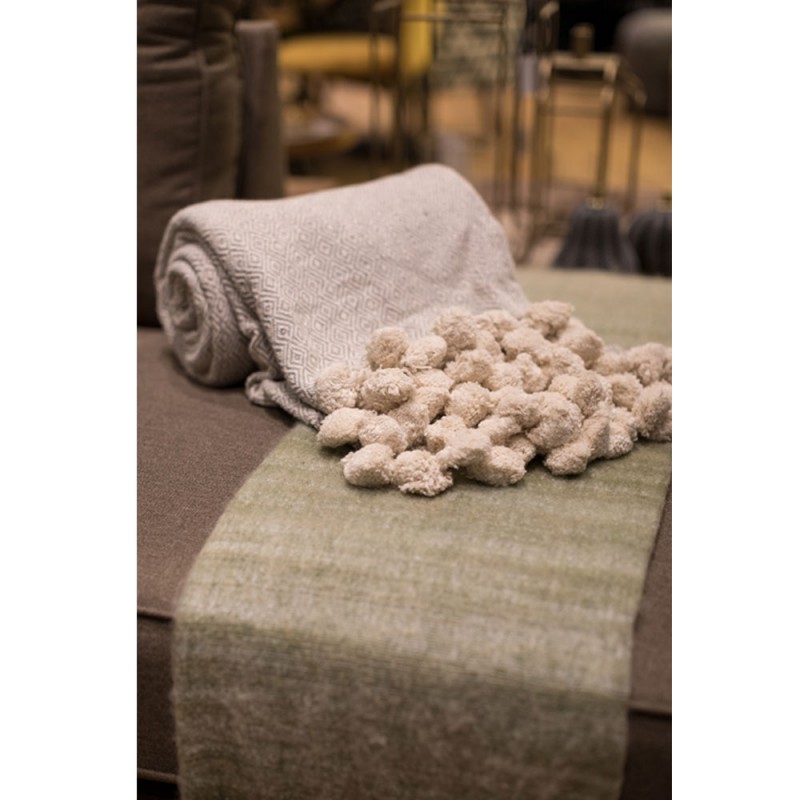 KITTEN ΡΙΧΤΑΡΙ ΔΙΑΚΟΣΜΗΤΙΚΟ 130x170cm ΒΑΜΒΑΚΙ ΓΚΡΙ ΜΠΕΖ POLYESTER