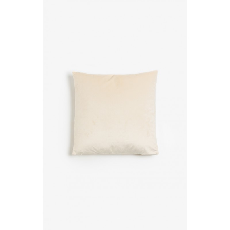 ILLUSION ΔΙΑΚΟΣΜΗΤΙΚΟ ΜΑΞΙΛΑΡΙ 45x45cm ΒΕΛΟΥΔΟ ΜΠΕΖ ΧΡΥΣΟ