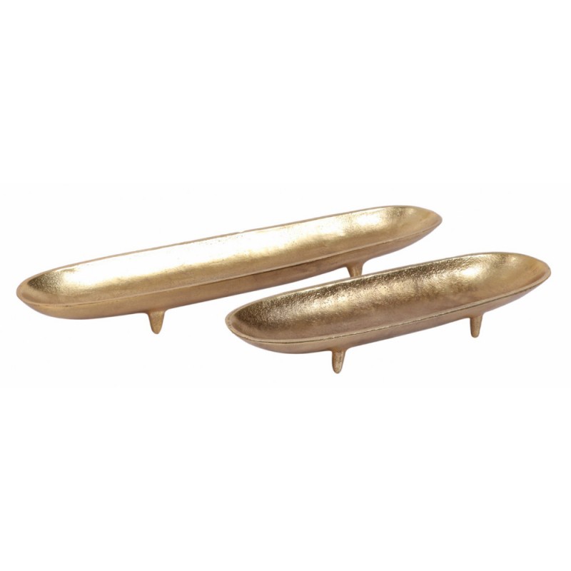 SIMON ΔΙΣΚΟΣ ΜΕ ΠΟΔΙ 32x9x5cm ΑΛΟΥΜΙΝΙΟ ΧΡΥΣΟ