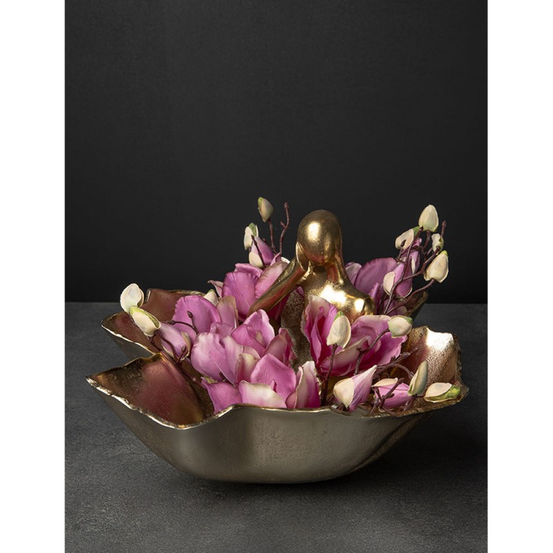 VAGOTT ΜΠΩΛ ΔΙΑΚΟΣΜΗΣΗΣ 34x32x14cm ΑΛΟΥΜΙΝΙΟ ΧΡΥΣΟ