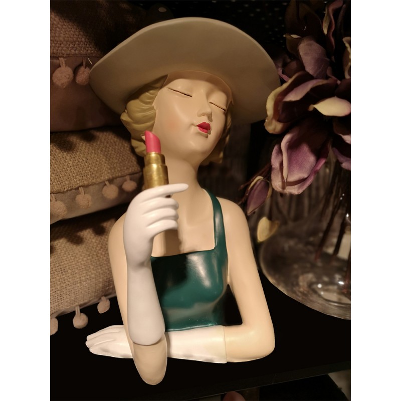 LALITA ΔΙΑΚΟΣΜΗΤΙΚΗ ΦΙΓΟΥΡΑ 22x18x31cm POLYRESIN ΠΟΛΥΧΡΩΜΟ