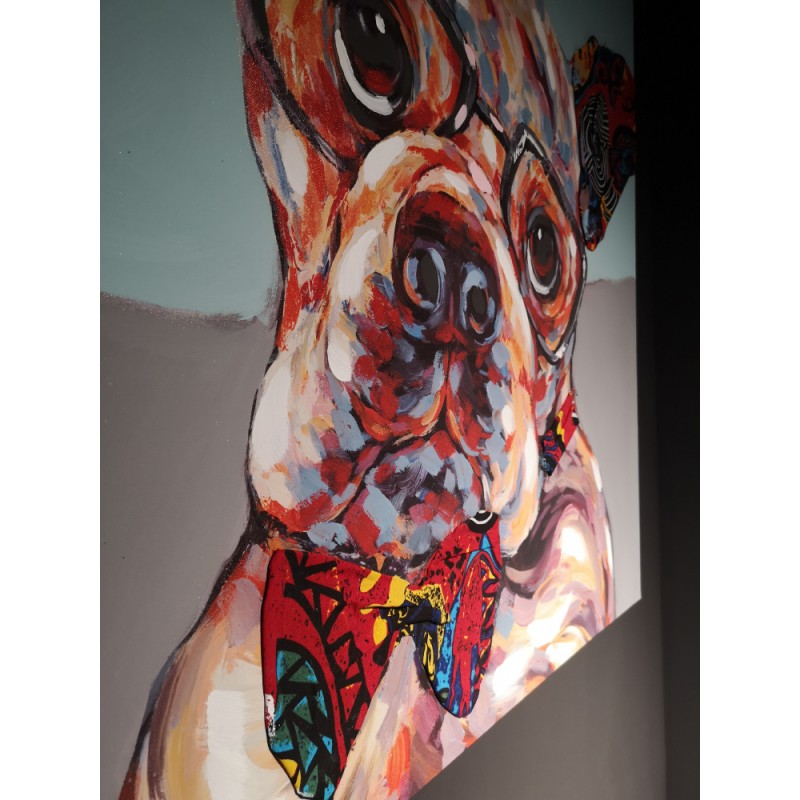 IMBA DOG ΠΙΝΑΚΑΣ ΔΙΑΚΟΣΜΗΣΗΣ 100x100x3cm ΚΑΜΒΑΣ ΠΟΛΥΧΡΩΜΟ ΞΥΛΟ