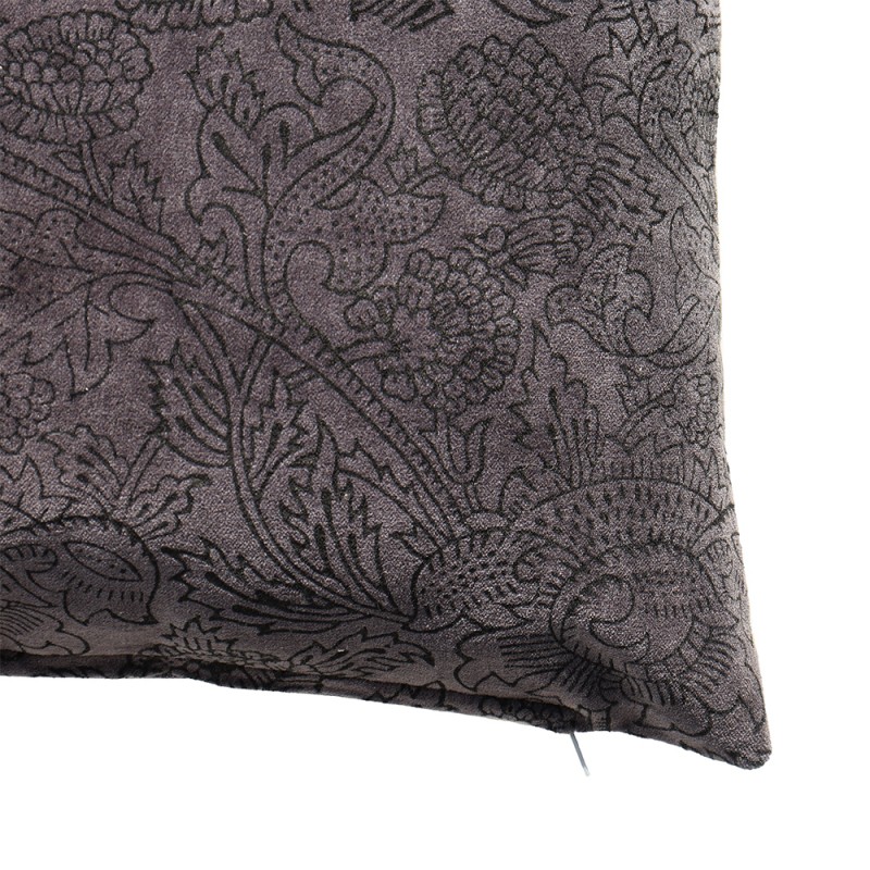 ONYX ΔΙΑΚΟΣΜΗΤΙΚΟ ΜΑΞΙΛΑΡΙ 50x50cm ΒΑΜΒΑΚΙ ΜΑΥΡΟ ΒΕΛΟΥΔΟ