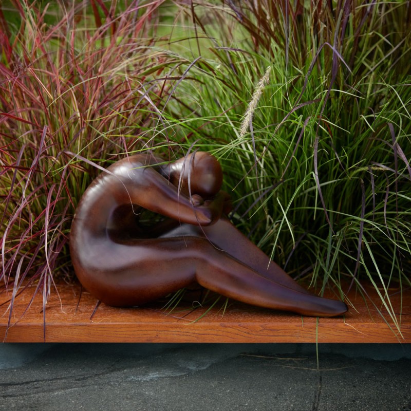 KARSON ΔΙΑΚΟΣΜΗΤΙΚΗ ΦΙΓΟΥΡΑ 57x23x30cm POLYRESIN ΚΑΦΕ