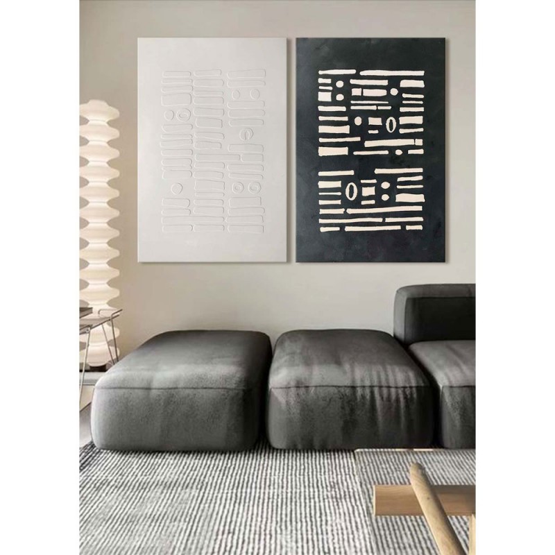 IMPRINT ΠΙΝΑΚΑΣ ΔΙΑΚΟΣΜΗΣΗΣ 80x120x4cm ΚΑΜΒΑΣ ΛΕΥΚΟ MDF