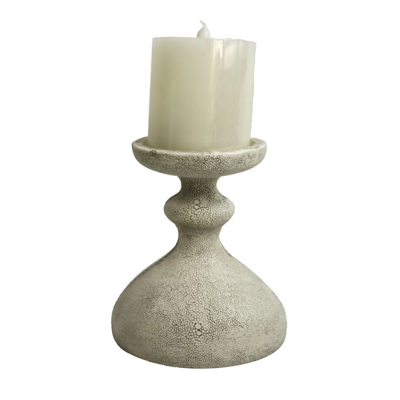 OMBRE.I ΔΙΑΚΟΣΜΗΤΙΚΟ ΚΗΡΟΠΗΓΙΟ 13.5x10.5x15.5cm POLYRESIN STONE GREY