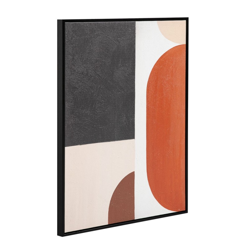 VARME A ΠΙΝΑΚΑΣ ΔΙΑΚΟΣΜΗΤΙΚΟΣ ΜΕ ΚΟΡΝΙΖΑ 60x80x4cm ΚΑΜΒΑΣ ΠΟΛΥΧΡΩΜΟ ΞΥΛΟ ΜΑΥΡΟ