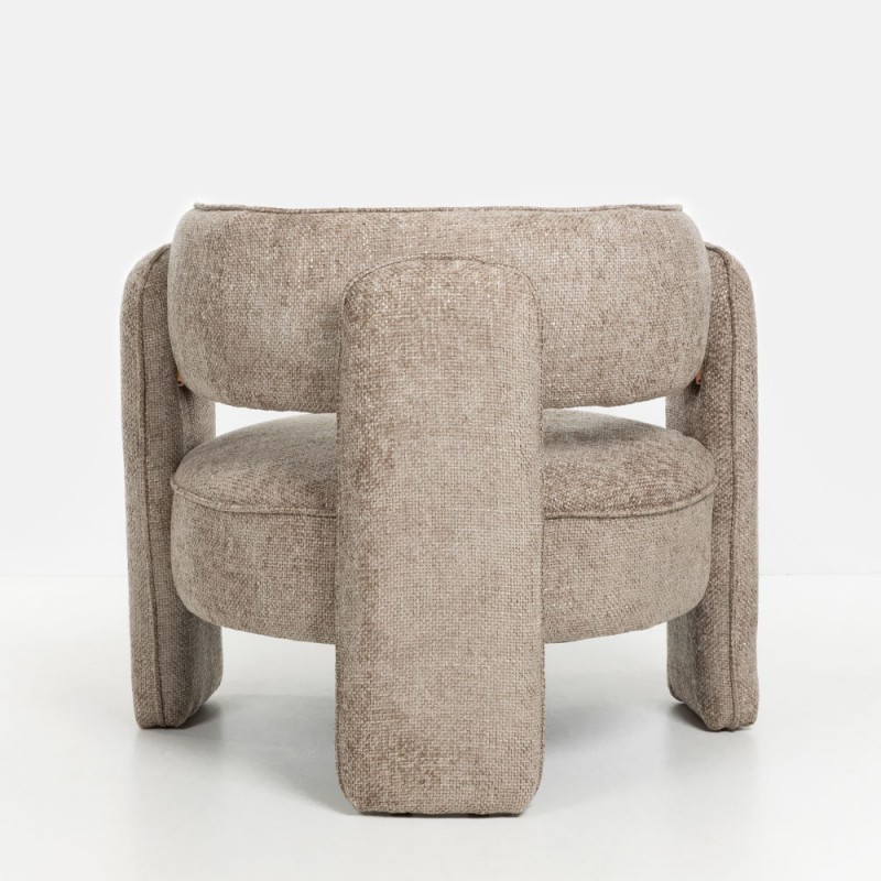 GRADA SMALL ΠΟΛΥΘΡΟΝΑ BEIGE 79x85x70.5cm