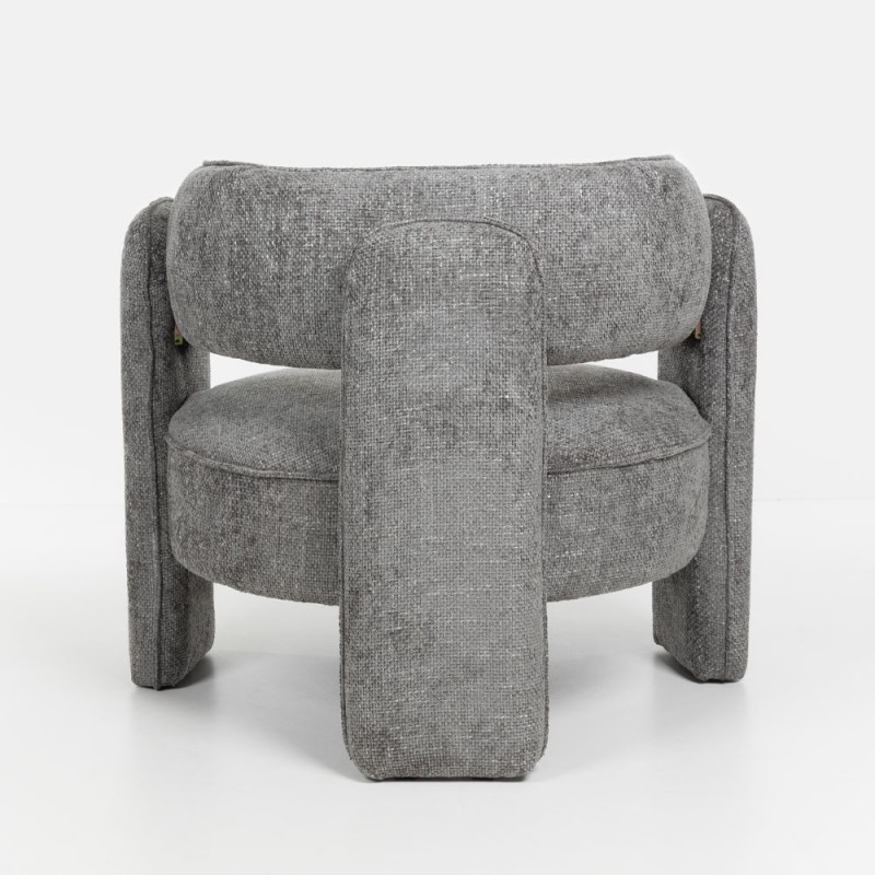 GRADA SMALL ΠΟΛΥΘΡΟΝΑ ΓΚΡΙ 79x85x70.5cm