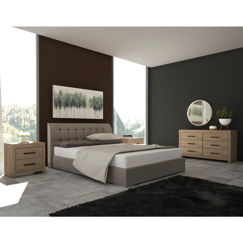 DODO ΚΟΜΟΔΙΝΟ DARK OAK 58x39xH56cm