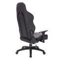 AVENGER ΚΑΡΕΚΛΑ ΓΡΑΦΕΙΟΥ ΧΑΚΙ ΜΑΥΡΟ 69x70xH122/129,5cm