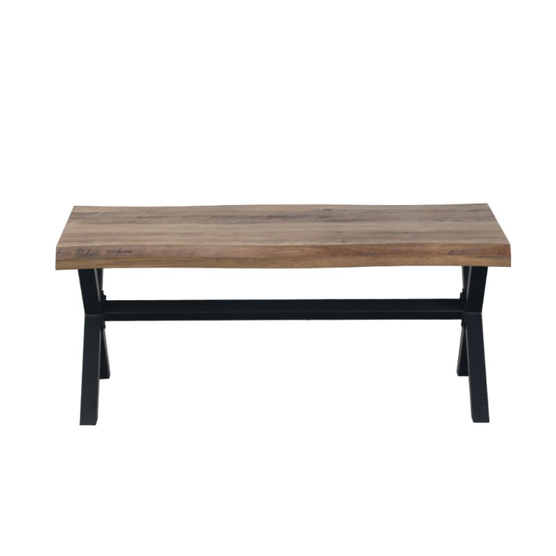 BRICK COFFEE TABLE ΚΑΡΥΔΙ ΜΑΥΡΟ 110x60xΗ45cm