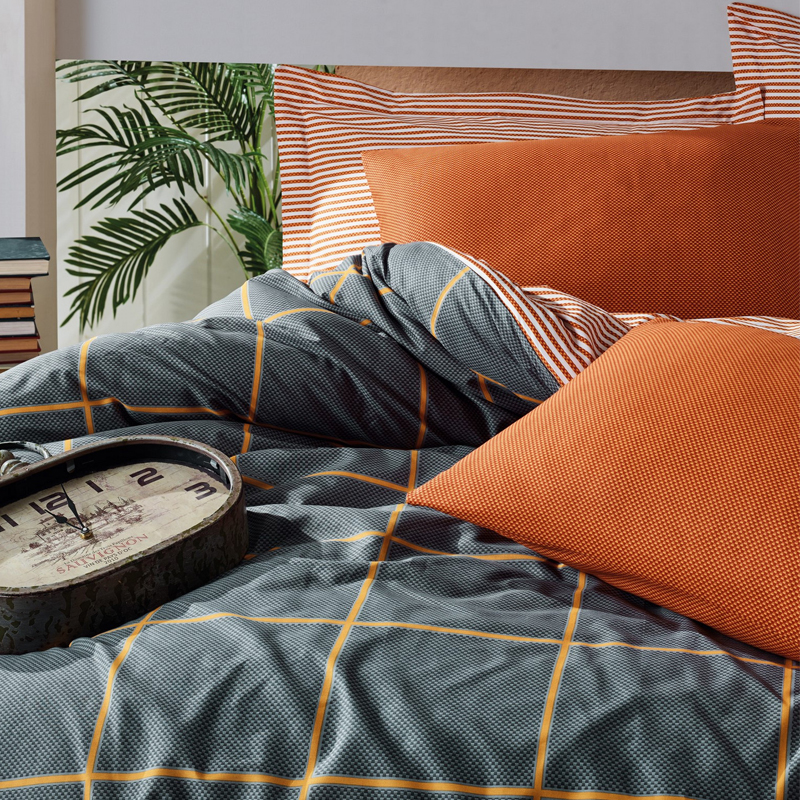 Σετ Παπλωματοθήκη Stark Cotton Box 4 Τμχ Διπλή (200X220) Χρώμα Cinnamon - Μπλε Σετ Παπλωματοθήκη Stark Cotton Box 4 Τμχ Διπλή (200X220) Χρώμα Cinnamon - Μπλε