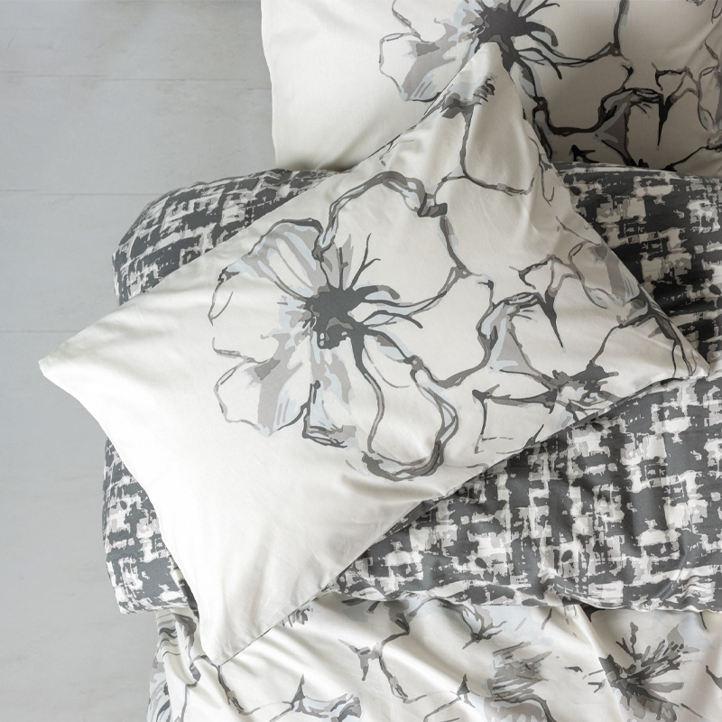 Σετ Παπλωματοθήκη Hilaris Cotton Box 4 Τμχ Διπλή (200X220) Χρώμα Ανθρακί Σετ Παπλωματοθήκη Hilaris Cotton Box 4 Τμχ Διπλή (200X220) Χρώμα Ανθρακί