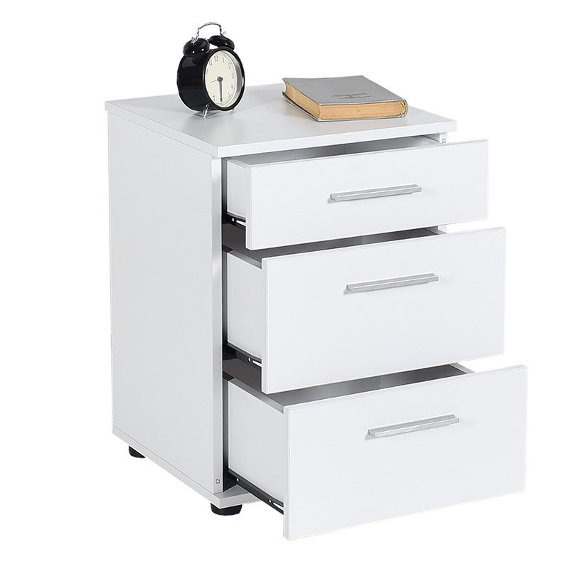 Κομοδίνο - Συρταριέρα Γραφείου Trendline Megapap Σε Χρώμα Λευκό 40X39X57Εκ. Κομοδίνο - Συρταριέρα Γραφείου Trendline Megapap Σε Χρώμα Λευκό 40X39X57Εκ.