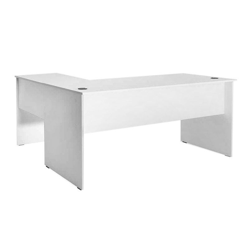 Γραφείο Διευθυντικό Rio Megapap Γωνιακό Αναστρέψιμο Χρώμα Λευκό 160X144X75Εκ.