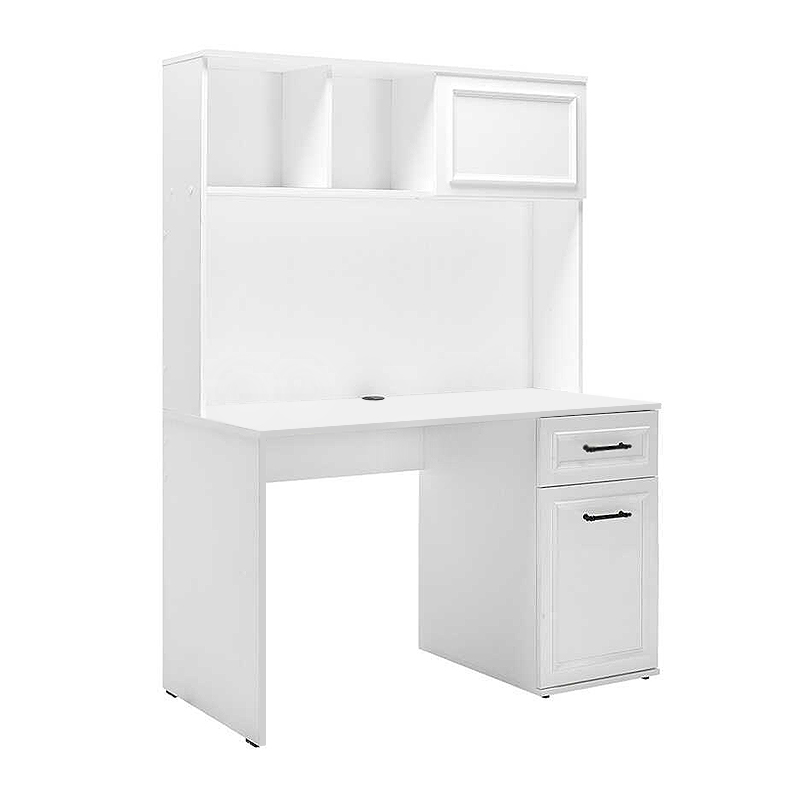 Γραφείο Εργασίας Country Megapap Χρώμα Λευκό 120X60X167Εκ.