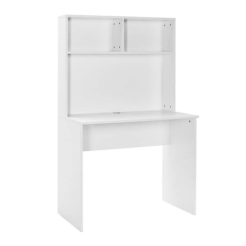 Γραφείο Εργασίας Trendline Megapap Χρώμα Λευκό 90X52X148Εκ.