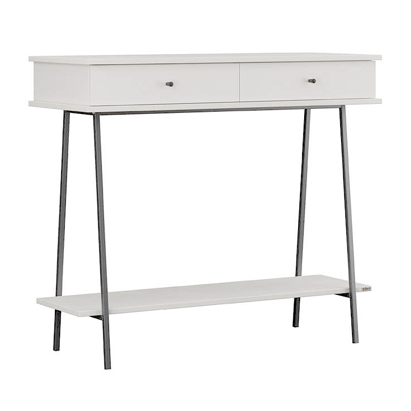 Κονσόλα Elite Megapap Χρώμα Λευκό Του Πάγου 100X40X88Εκ. Κονσόλα Elite Megapap Χρώμα Λευκό Του Πάγου 100X40X88Εκ.