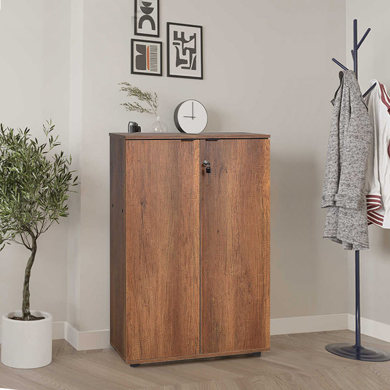 Ντουλάπι Γραφείου Rio Megapap Με Κλειδαριά Χρώμα Καρυδί 72X34X109Εκ. Ντουλάπι Γραφείου Rio Megapap Με Κλειδαριά Χρώμα Καρυδί 72X34X109Εκ.