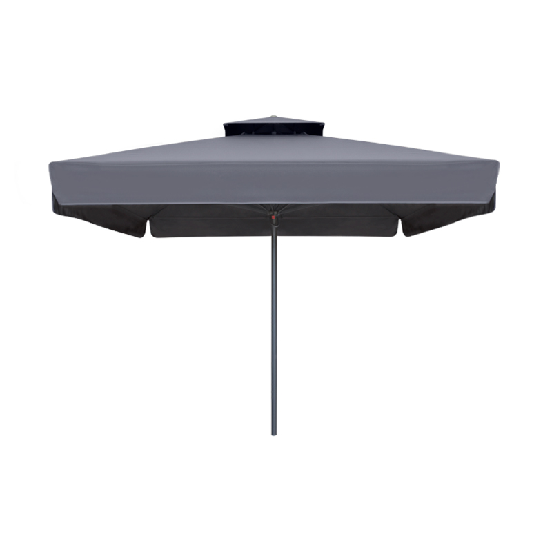 Ομπρέλα Επαγγελματική Juno Megapap Τηλεσκοπική Αλουμινίου Χρώμα Ανθρακί 3X3M.