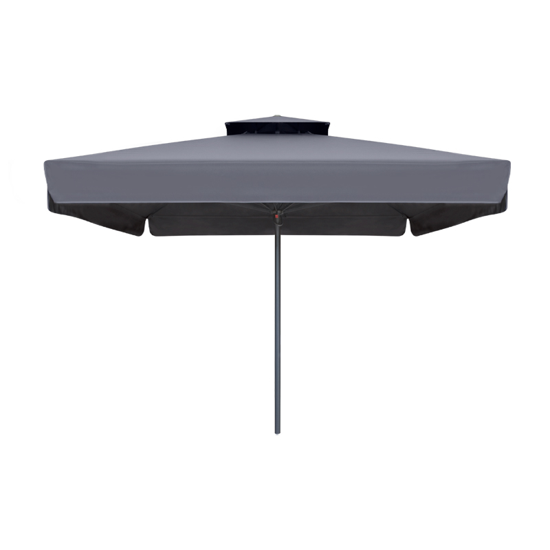 Ομπρέλα Επαγγελματική Juno Megapap Τηλεσκοπική Αλουμινίου Χρώμα Ανθρακί 3,5X3,5M.