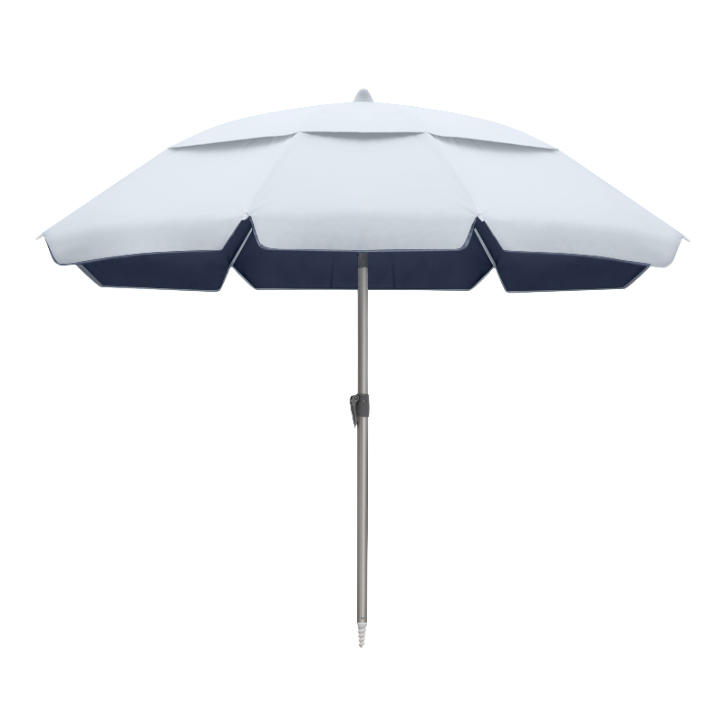 Ομπρέλα Θαλάσσης Αλουμινίου Malibu Megapap Με Upf 50+ Προστασία Χρώμα Ασημί - Μπλε Ø2M Ομπρέλα Θαλάσσης Αλουμινίου Malibu Megapap Με Upf 50+ Προστασία Χρώμα Ασημί - Μπλε Ø2M