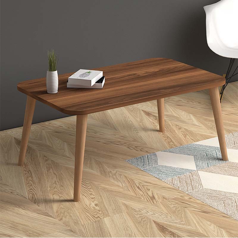 Τραπεζάκι Σαλονιού Soul Megapap Από Μελαμίνη Χρώμα Καρυδί 90X55X41Εκ.