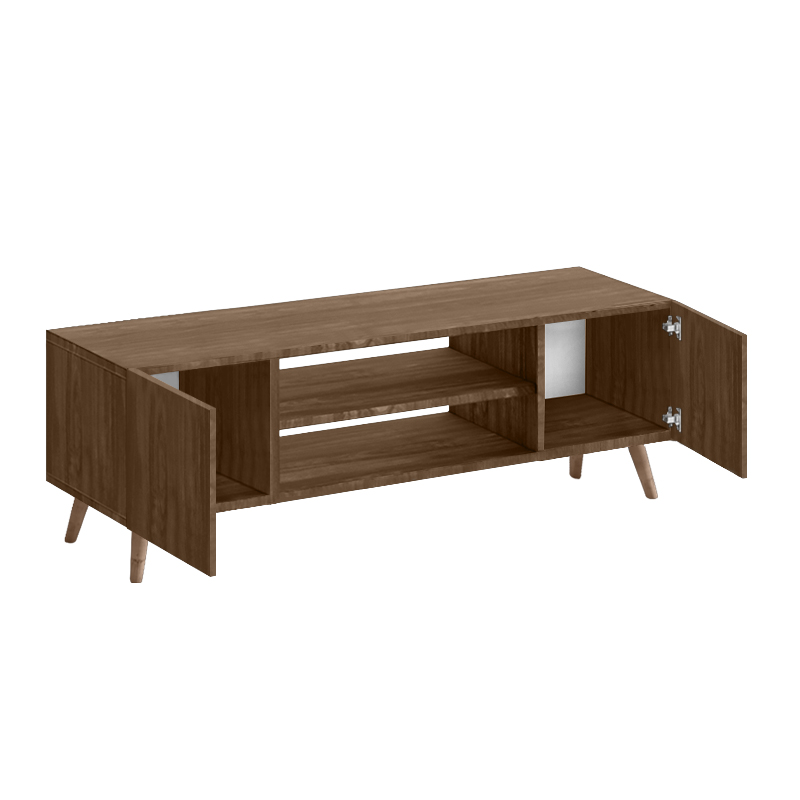 Έπιπλο Τηλεόρασης Etna Megapap Χρώμα Καρυδί 120X30X45Εκ.