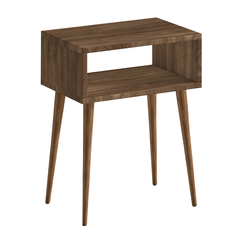 Κομοδίνο Gola Megapap Χρώμα Καρυδί 45X30X58Εκ.