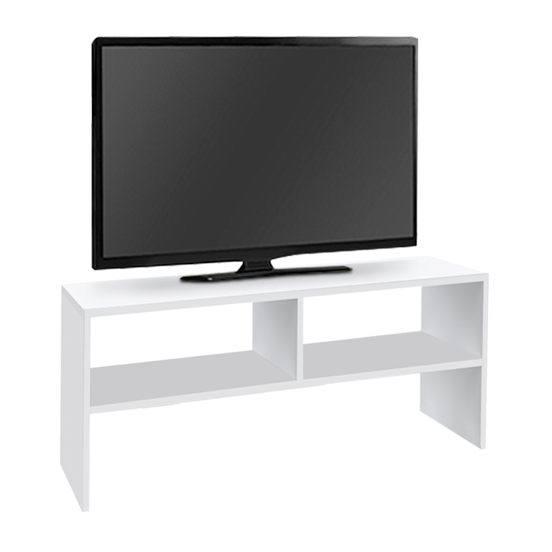 Έπιπλο Τηλεόρασης Beirut Megapap Χρώμα Λευκό 80X30X40Εκ.