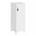 Ντουλάπι Με Κλειδαριά Zehra Megapap Χρώμα Λευκό 30X32X108Εκ.