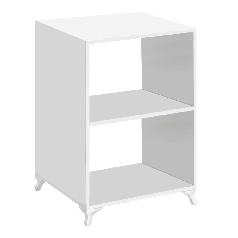 Έπιπλο Κουζίνας Για Φουρνάκι Nadine Megapap Χρώμα Λευκό 60X56X85Εκ.