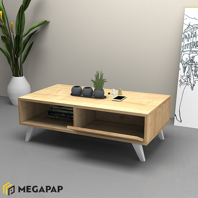 Τραπεζάκι Σαλονιού Aster Megapap Από Μελαμίνη Χρώμα Sonoma 120X56X40Εκ. Τραπεζάκι Σαλονιού Aster Megapap Από Μελαμίνη Χρώμα Sonoma 120X56X40Εκ.