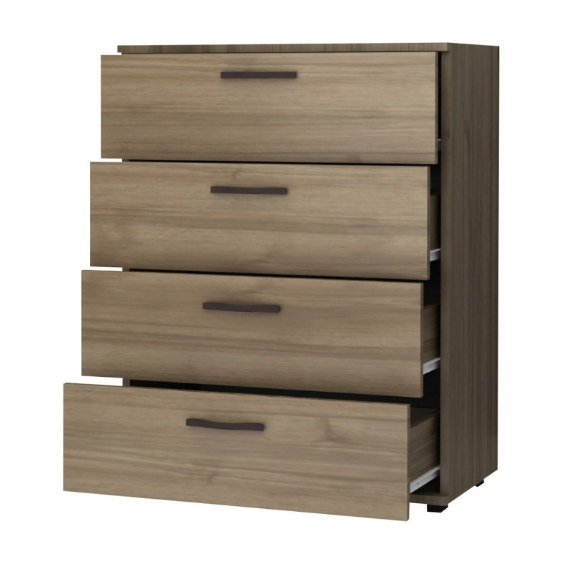 Συρταριέρα Velika Megapap Χρώμα Καρυδί 73X44X96Εκ.