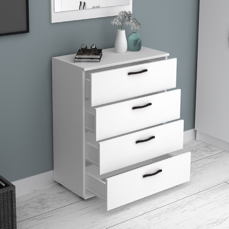 Συρταριέρα Velika Megapap Χρώμα Λευκό 73X44X96Εκ. Συρταριέρα Velika Megapap Χρώμα Λευκό 73X44X96Εκ.