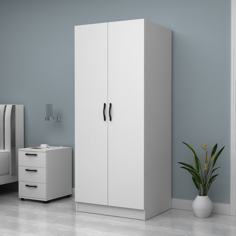 Ντουλάπα Ρούχων Vivian Megapap Δίφυλλη Χρώμα Λευκό 80X51,8X181Εκ. Ντουλάπα Ρούχων Vivian Megapap Δίφυλλη Χρώμα Λευκό 80X51,8X181Εκ.