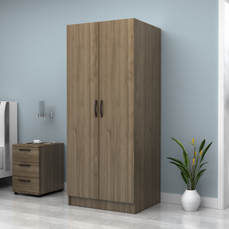 Ντουλάπα Ρούχων Vivian Megapap Δίφυλλη Χρώμα Καρυδί 80X51,8X181Εκ. Ντουλάπα Ρούχων Vivian Megapap Δίφυλλη Χρώμα Καρυδί 80X51,8X181Εκ.