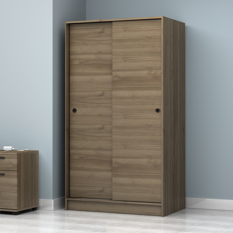 Ντουλάπα Ρούχων Regio Megapap Δίφυλλη Συρόμενη Χρώμα Καρυδί 100X60X181Εκ. Ντουλάπα Ρούχων Regio Megapap Δίφυλλη Συρόμενη Χρώμα Καρυδί 100X60X181Εκ.