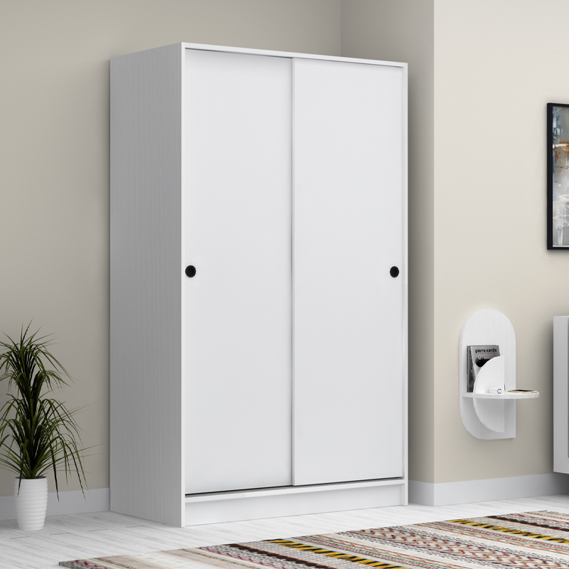 Ντουλάπα Ρούχων Regio Megapap Δίφυλλη Συρόμενη Χρώμα Λευκό 120X60X200Εκ. Ντουλάπα Ρούχων Regio Megapap Δίφυλλη Συρόμενη Χρώμα Λευκό 120X60X200Εκ.