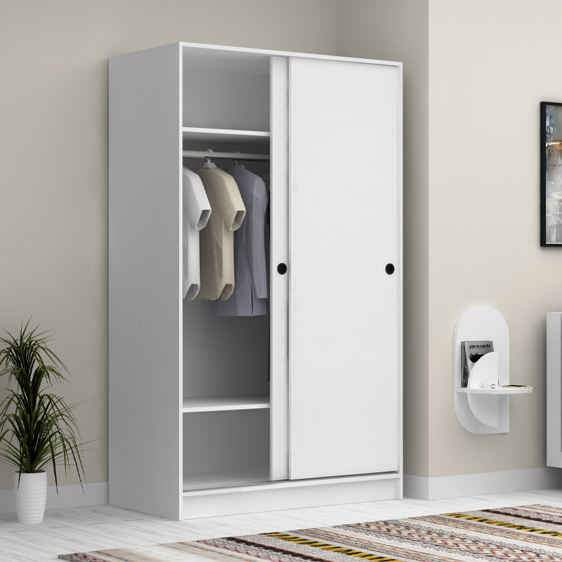 Ντουλάπα Ρούχων Regio Megapap Δίφυλλη Συρόμενη Χρώμα Λευκό 120X60X200Εκ. Ντουλάπα Ρούχων Regio Megapap Δίφυλλη Συρόμενη Χρώμα Λευκό 120X60X200Εκ.