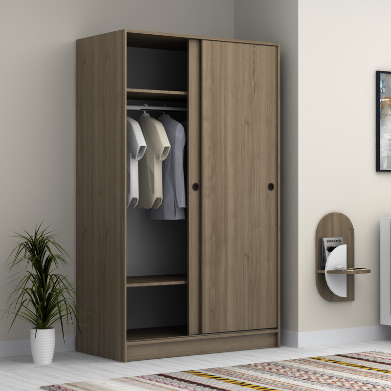 Ντουλάπα Ρούχων Regio Megapap Δίφυλλη Συρόμενη Χρώμα Γκρι Σκυροδέματος 120X60X200Εκ. Ντουλάπα Ρούχων Regio Megapap Δίφυλλη Συρόμενη Χρώμα Γκρι Σκυροδέματος 120X60X200Εκ.