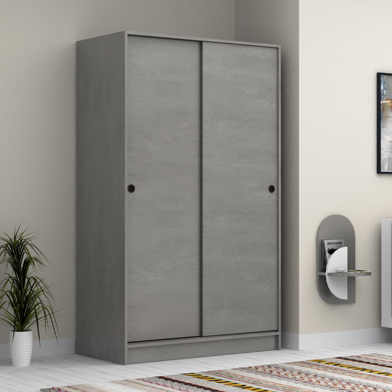 Ντουλάπα Ρούχων Regio Megapap Δίφυλλη Συρόμενη Χρώμα Καρυδί 120X60X200Εκ. Ντουλάπα Ρούχων Regio Megapap Δίφυλλη Συρόμενη Χρώμα Καρυδί 120X60X200Εκ.