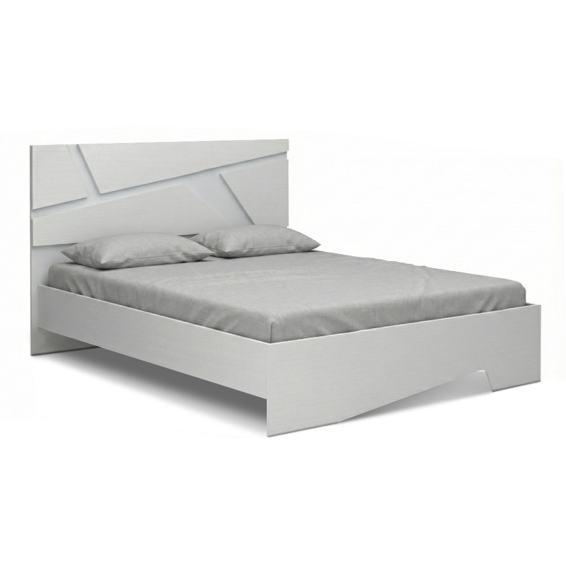 Κρεβάτι Efes Megapap Χρώμα Λευκό 160X200Εκ.