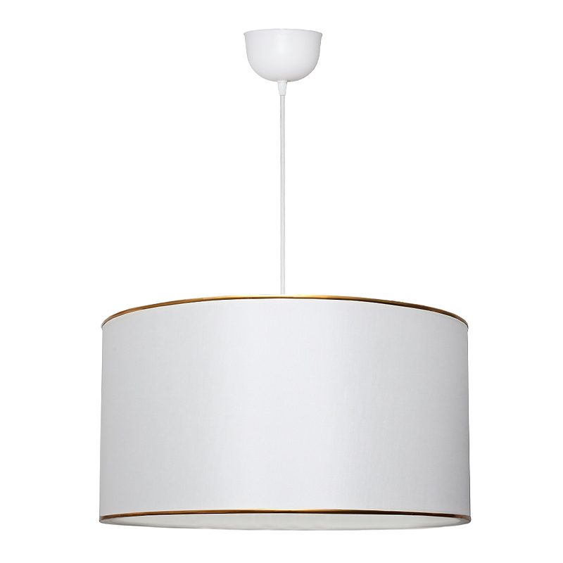 Φωτιστικό Οροφής Alloy Megapap Υφασμάτινο Χρώμα Λευκό 38X20X70Εκ.