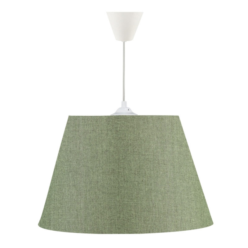 Φωτιστικό Οροφής Elanor Megapap Υφασμάτινο Χρώμα Κυπαρισσί 37X21X70Εκ.