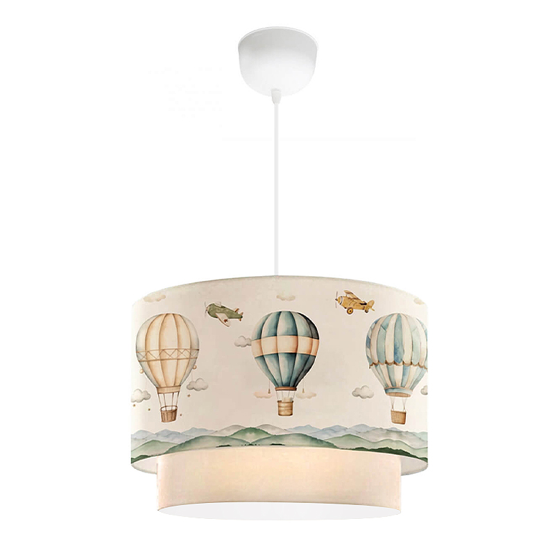 Φωτιστικό Οροφής Goofy Megapap Υφασμάτινο Μονόφωτο Με Χαριτωμένα Αερόστατα 30X20X70Εκ. Φωτιστικό Οροφής Goofy Megapap Υφασμάτινο Μονόφωτο Με Χαριτωμένα Αερόστατα 30X20X70Εκ.