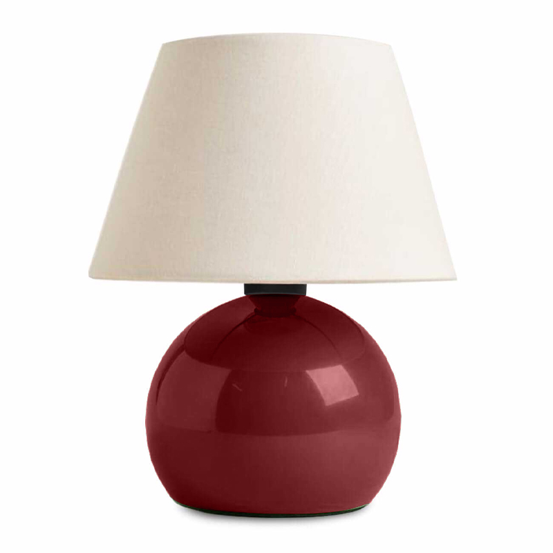 Φωτιστικό Επιτραπέζιο Alaska Megapap E27 Μεταλλικό - Ύφασμα Pvc Χρώμα Μπορντώ - Κρεμ Ø22X30Εκ. Φωτιστικό Επιτραπέζιο Alaska Megapap E27 Μεταλλικό - Ύφασμα Pvc Χρώμα Μπορντώ - Κρεμ Ø22X30Εκ.