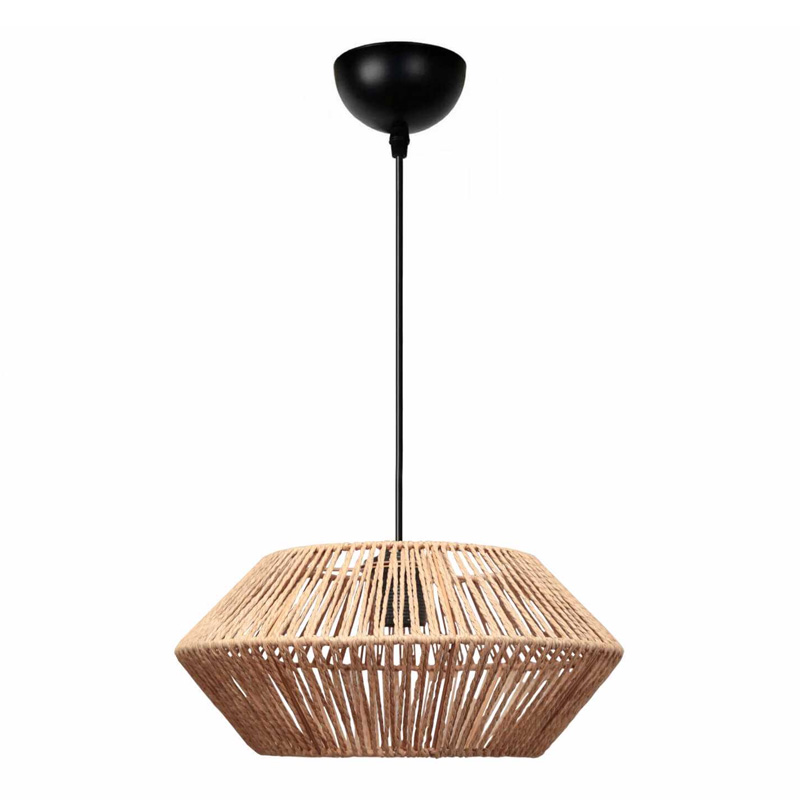 Φωτιστικό Οροφής Castel Megapap E27 Από Σχοινί Μονόφωτο Χρώμα Φυσικό Ø32X70Εκ. Φωτιστικό Οροφής Castel Megapap E27 Από Σχοινί Μονόφωτο Χρώμα Φυσικό Ø32X70Εκ.