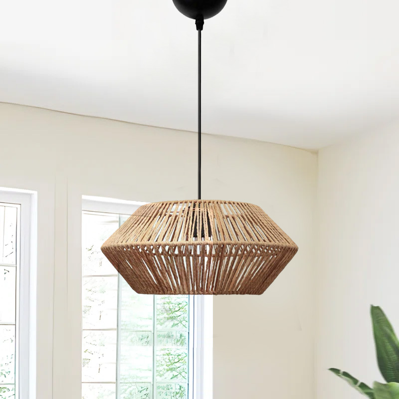 Φωτιστικό Οροφής Castel Megapap E27 Από Σχοινί Μονόφωτο Χρώμα Φυσικό Ø32X70Εκ. Φωτιστικό Οροφής Castel Megapap E27 Από Σχοινί Μονόφωτο Χρώμα Φυσικό Ø32X70Εκ.